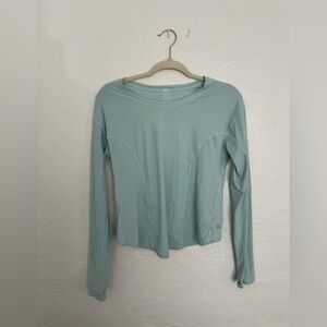 Light blue lululemon long sleeve